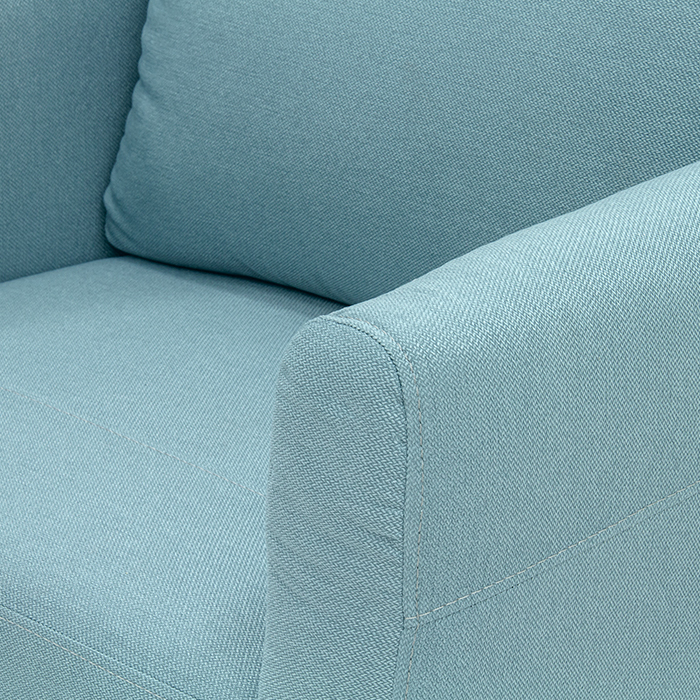 Sillon  Tela Azul Claro Iri | Sillones y Ottomanes | salas